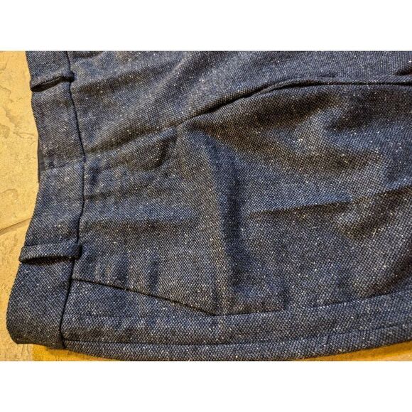 Ann Taylor LOFT Women's Blue Marisa Cut Tweed Lined Tapered Heavy Trouser Size 2 - Picture 10 of 10
